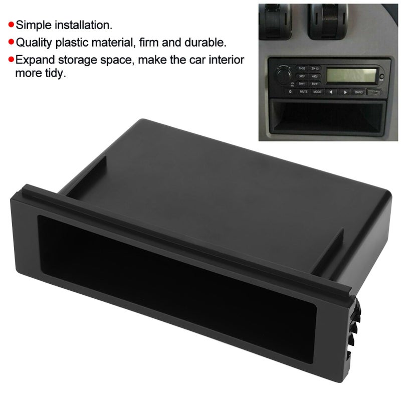 Aramox Car Stereo Storage Box Dashboard Organizer Pocket Universal 1Din Inner Interior Organizer for Select Model Accessories - Image 5